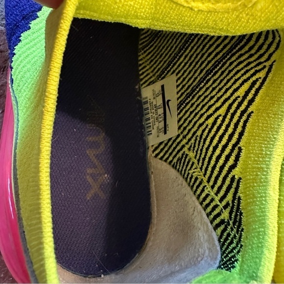 Nike Air Max 270 Flyknit Regency Purple/Grey/Volt Men’s Size 13 - Picture 7 of 15